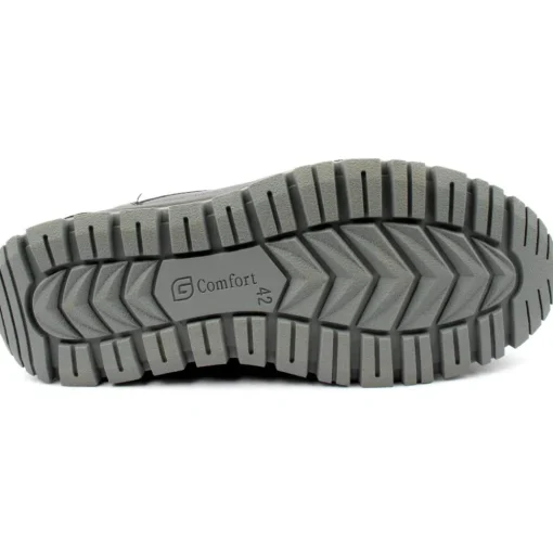 A916 Laced Boot - Black Leather