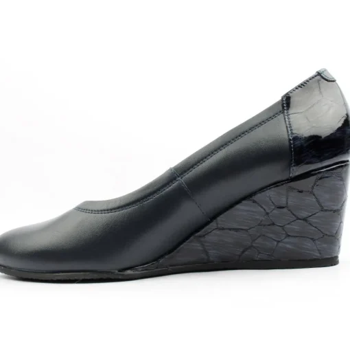 Bioeco 5899 1570 Wedge Shoe - Navy
