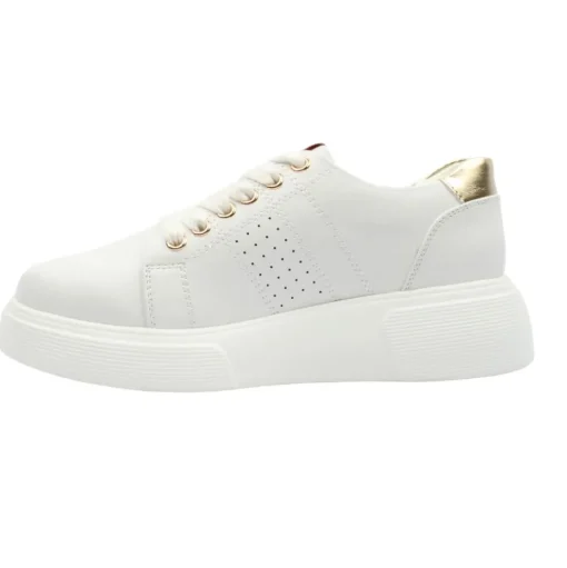 Candice Shoe - White Gold