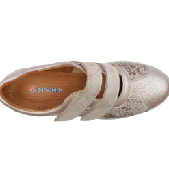 Chrissy Velcro Shoe - Taupe
