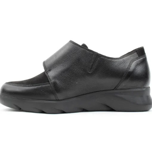 Colombe Velcro Shoe - Black