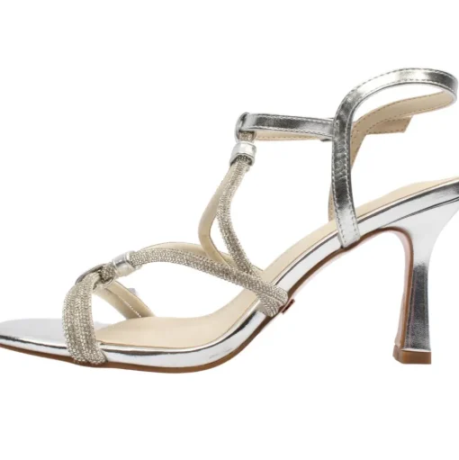 Dancin Dark Sandal - Chrome