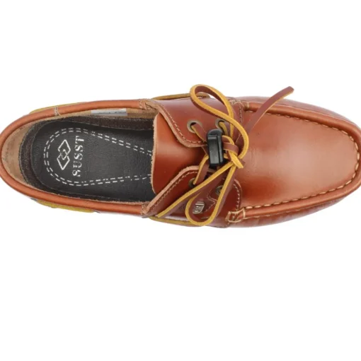 Deck Shoe Gabywsjun 31-35 - Tan Leather