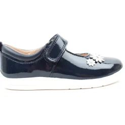 Fairytale Strap Shoe - Navy Patent H