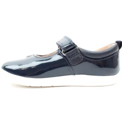 Fairytale Strap Shoe - Navy Patent H