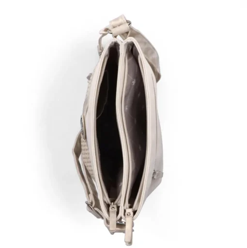 H1346 Handbag - Beige Multi