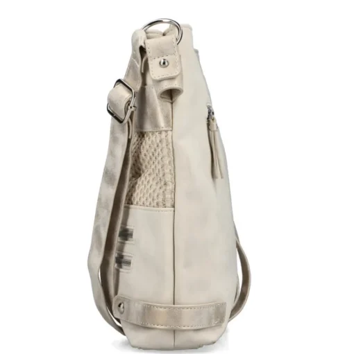 H1346 Handbag - Beige Multi