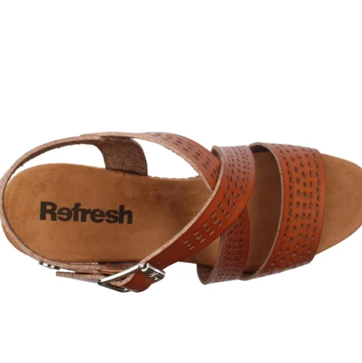 172847 Heeled Sandal - Tan