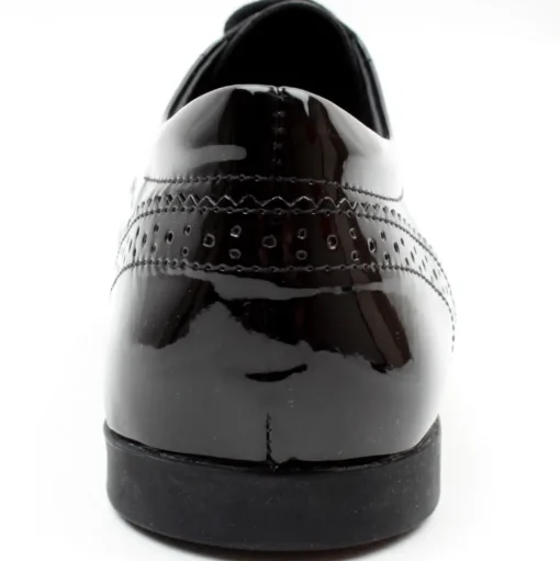 J0455b Junior Shoe Plie - Black Patent