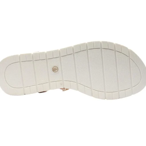 Jlh363tempo Flat Sandal - Gold