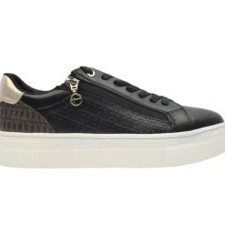 23313 Laced Shoe - Black Gold