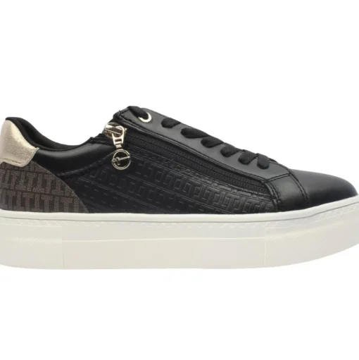 23313 Laced Shoe - Black Gold