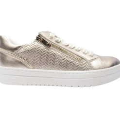 Laced Shoe23718 - Platinum