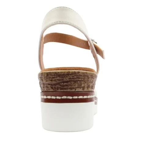 Lily25 Wedge Sandal - White