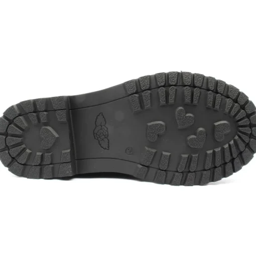 Lk8654 Laced Shoe - Black Patent
