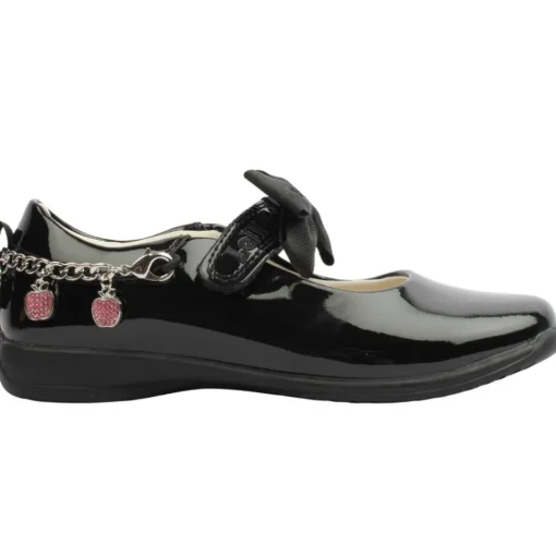 Lk8739 Strap Shoe - Black Patent