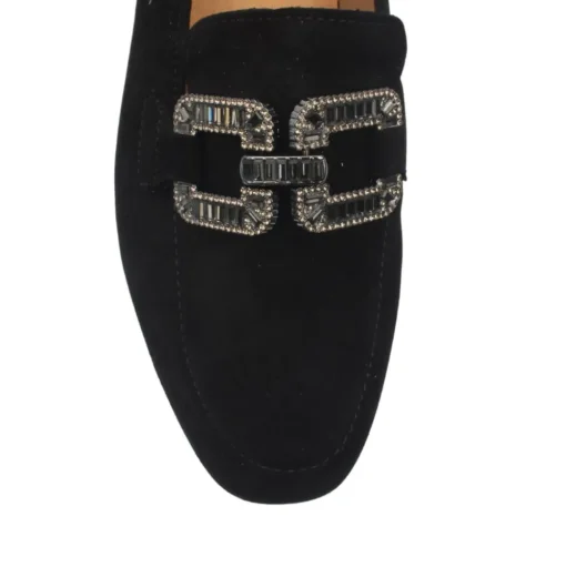 65210 Loafer - Black Suede