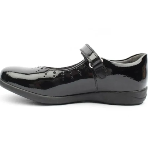Mary Jane Strap Shoe - Black Patent E