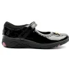Relda Sea K Strap Shoe - Black Patent F