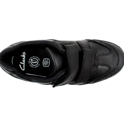 Rex Stride K Velcro Shoe - Black F
