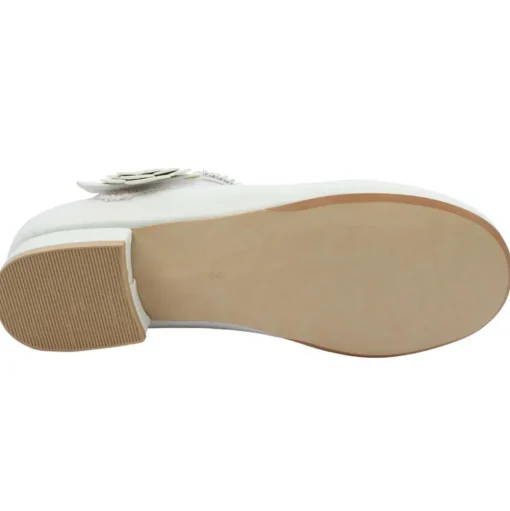 Rochelle R032 Communion Shoe - White