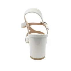 28308 Sandal - White Silver