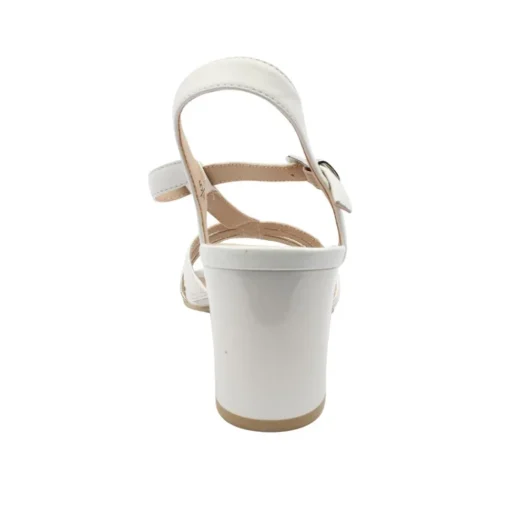 28308 Sandal - White Silver