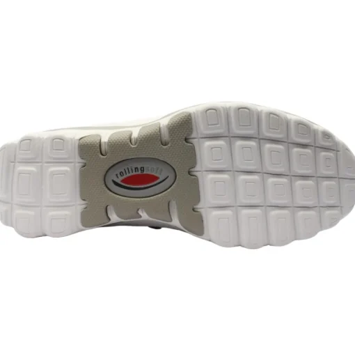 66968 Shoe - White Silver