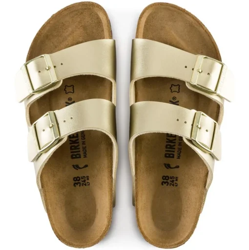 1016111 2 Strap Mule - Gold