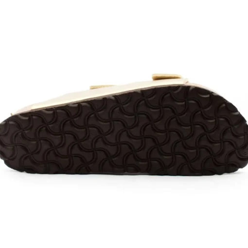 1016111 2 Strap Mule - Gold