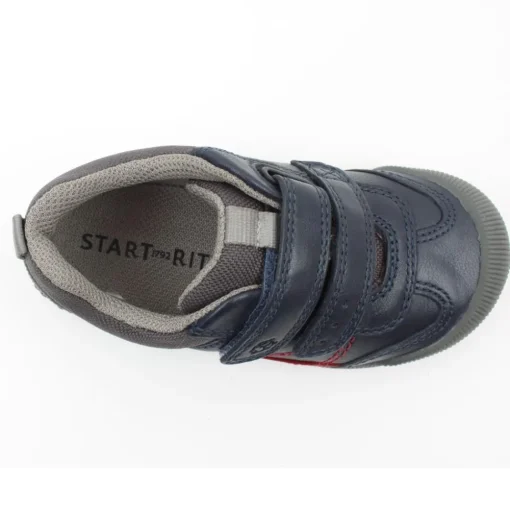 Tickle Velcro Shoe - Navy Multi H
