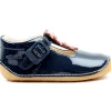 Tiny Flower T Prewalker - Navy Patent H