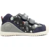 231129 Velcro Shoe - Navy Multi