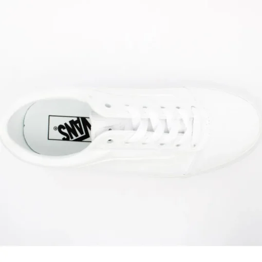 Wm Ward Platform Laced Shoe - White